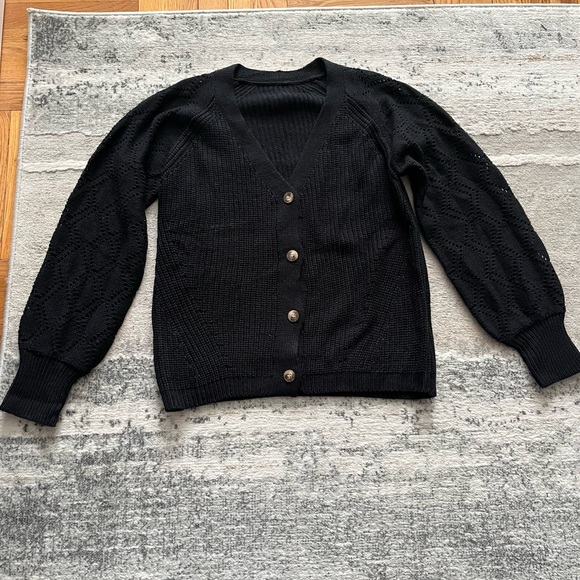 💕 🆕 Amazon Evaless acrylic knit v neck button down cardigan sweater - Picture 4 of 11